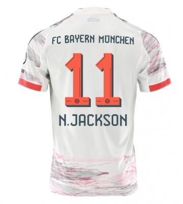 Bayern Munich Nicolas Jackson #11 Bortatröja 2025-26 Kortärmad