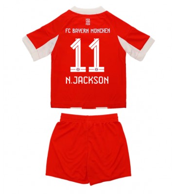 Bayern Munich Nicolas Jackson #11 Hemmatröja Barn 2025-26 Kortärmad (+ Korta byxor)