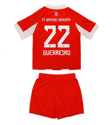 Bayern Munich Raphael Guerreiro #22 Hemmatröja Barn 2025-26 Kortärmad (+ Korta byxor)
