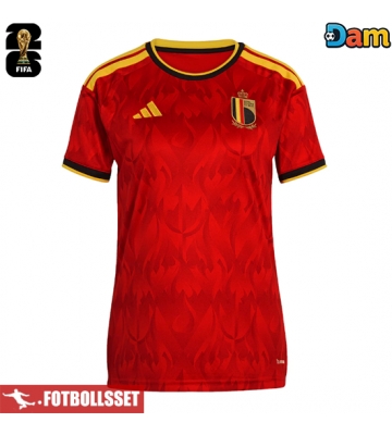 Belgien Hemmatröja Dam VM 2026 Kortärmad