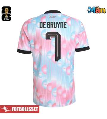 Belgien Kevin De Bruyne #7 Bortatröja VM 2026 Kortärmad