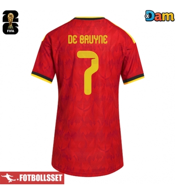 Belgien Kevin De Bruyne #7 Hemmatröja Dam VM 2026 Kortärmad