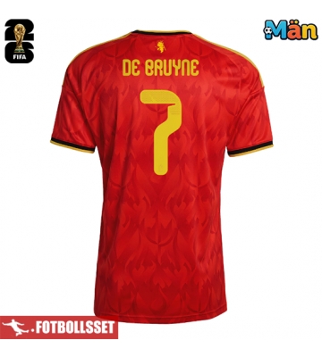 Belgien Kevin De Bruyne #7 Hemmatröja VM 2026 Kortärmad
