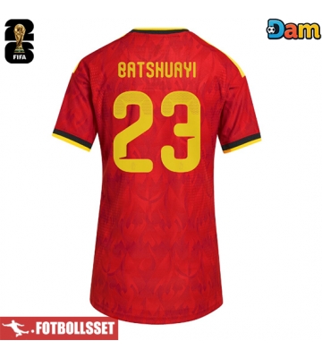 Belgien Michy Batshuayi #23 Hemmatröja Dam VM 2026 Kortärmad