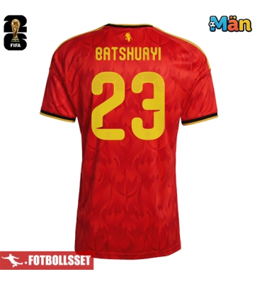 Belgien Michy Batshuayi #23 Hemmatröja VM 2026 Kortärmad