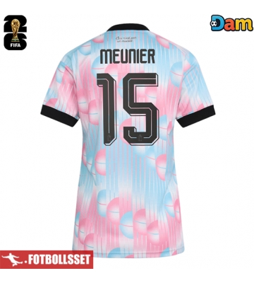 Belgien Thomas Meunier #15 Bortatröja Dam VM 2026 Kortärmad