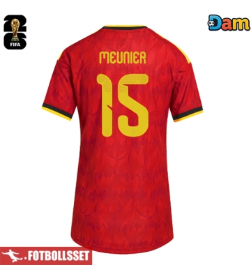 Belgien Thomas Meunier #15 Hemmatröja Dam VM 2026 Kortärmad