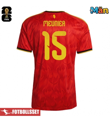 Belgien Thomas Meunier #15 Hemmatröja VM 2026 Kortärmad