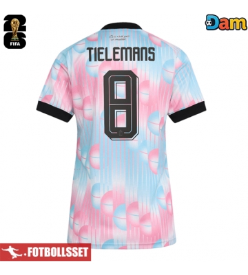 Belgien Youri Tielemans #8 Bortatröja Dam VM 2026 Kortärmad