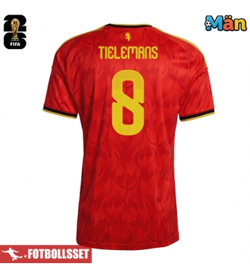 Belgien Youri Tielemans #8 Hemmatröja VM 2026 Kortärmad