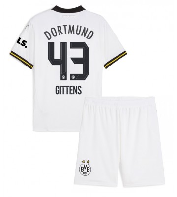 Borussia Dortmund Jamie Bynoe-Gittens #43 Tredje Tröja Barn 2024-25 Kortärmad (+ Korta byxor)