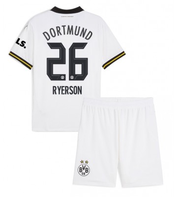 Borussia Dortmund Julian Ryerson #26 Tredje Tröja Barn 2024-25 Kortärmad (+ Korta byxor)