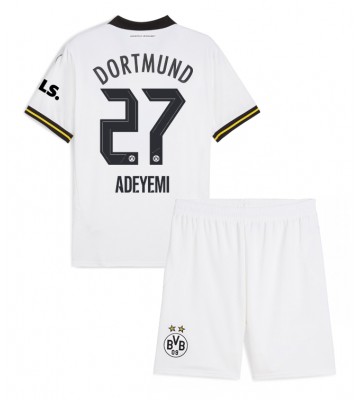 Borussia Dortmund Karim Adeyemi #27 Tredje Tröja Barn 2024-25 Kortärmad (+ Korta byxor)