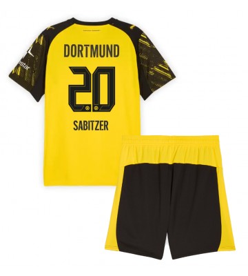 Borussia Dortmund Marcel Sabitzer #20 Hemmatröja Barn 2025-26 Kortärmad (+ Korta byxor)