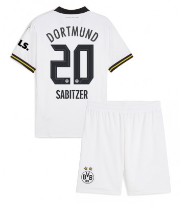 Borussia Dortmund Marcel Sabitzer #20 Tredje Tröja Barn 2024-25 Kortärmad (+ Korta byxor)