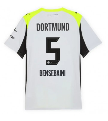 Borussia Dortmund Ramy Bensebaini #5 Bortatröja 2025-26 Kortärmad