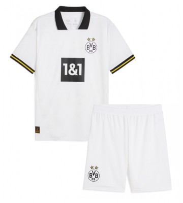 Borussia Dortmund Tredje Tröja Barn 2024-25 Kortärmad (+ Korta byxor)