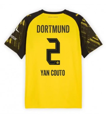 Borussia Dortmund Yan Couto #2 Hemmatröja 2025-26 Kortärmad