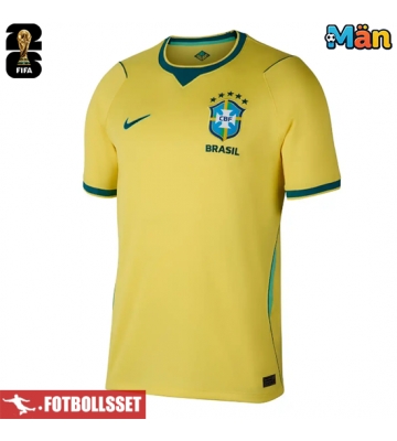 Brasilien Hemmatröja VM 2026 Kortärmad