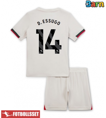 Chelsea Dario Essugo #14 Bortatröja Barn 2025-26 Kortärmad (+ Korta byxor)