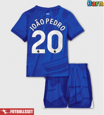 Chelsea Joao Pedro #20 Hemmatröja Barn 2025-26 Kortärmad (+ Korta byxor)