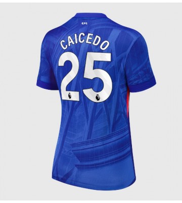 Chelsea Moises Caicedo #25 Hemmatröja Dam 2025-26 Kortärmad