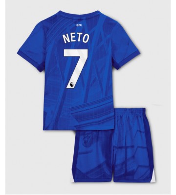 Chelsea Pedro Neto #7 Hemmatröja Barn 2025-26 Kortärmad (+ Korta byxor)