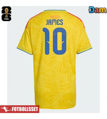 Colombia James Rodriguez #10 Hemmatröja Dam VM 2026 Kortärmad