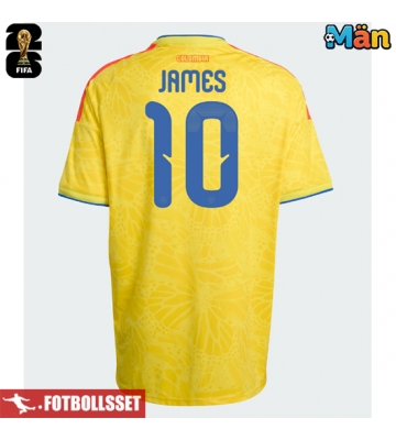 Colombia James Rodriguez #10 Hemmatröja VM 2026 Kortärmad