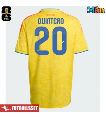 Colombia Juan Fernando Quintero #20 Hemmatröja VM 2026 Kortärmad