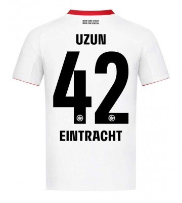 Eintracht Frankfurt Can Uzun #42 Bortatröja 2025-26 Kortärmad
