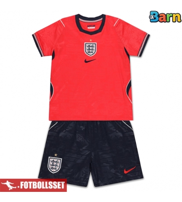 England Bortatröja Barn VM 2026 Kortärmad (+ Korta byxor)
