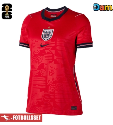 England Bortatröja Dam VM 2026 Kortärmad
