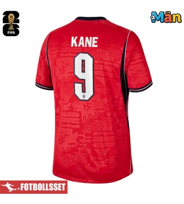 England Harry Kane #9 Bortatröja VM 2026 Kortärmad