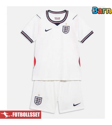 England Hemmatröja Barn VM 2026 Kortärmad (+ Korta byxor)
