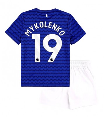 Everton Vitaliy Mykolenko #19 Hemmatröja Barn 2025-26 Kortärmad (+ Korta byxor)