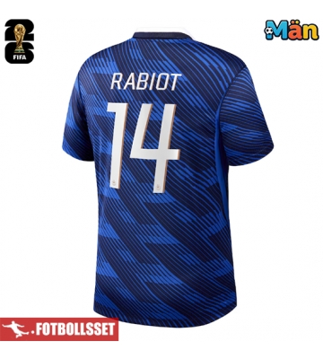 Frankrike Adrien Rabiot #14 Hemmatröja VM 2026 Kortärmad