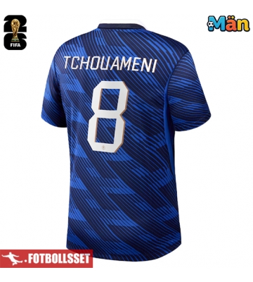 Frankrike Aurelien Tchouameni #8 Hemmatröja VM 2026 Kortärmad