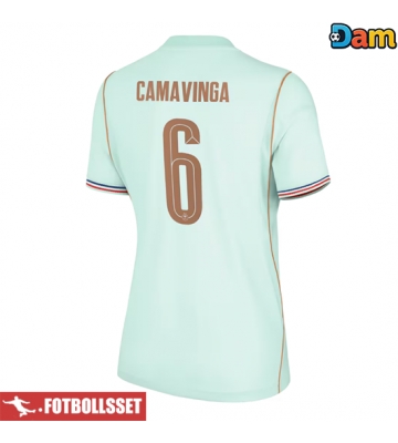 Frankrike Eduardo Camavinga #6 Bortatröja Dam VM 2026 Kortärmad