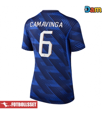 Frankrike Eduardo Camavinga #6 Hemmatröja Dam VM 2026 Kortärmad