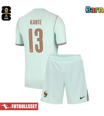 Frankrike Kante #13 Bortatröja Barn VM 2026 Kortärmad (+ Korta byxor)