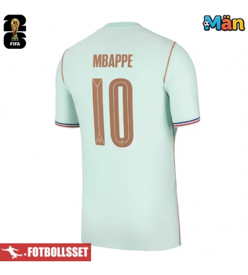 Frankrike Kylian Mbappe #10 Bortatröja VM 2026 Kortärmad