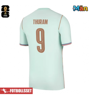 Frankrike Marcus Thuram #9 Bortatröja VM 2026 Kortärmad