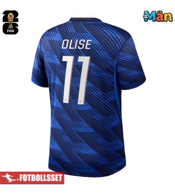 Frankrike Michael Olise #11 Hemmatröja VM 2026 Kortärmad