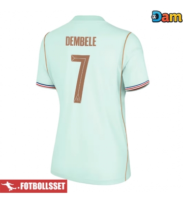 Frankrike Ousmane Dembele #7 Bortatröja Dam VM 2026 Kortärmad