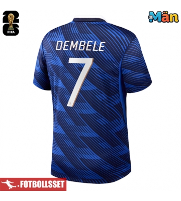 Frankrike Ousmane Dembele #7 Hemmatröja VM 2026 Kortärmad