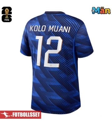 Frankrike Randal Kolo Muani #12 Hemmatröja VM 2026 Kortärmad