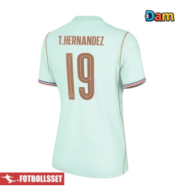 Frankrike Theo Hernandez #19 Bortatröja Dam VM 2026 Kortärmad
