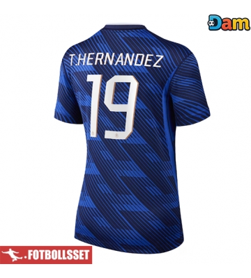 Frankrike Theo Hernandez #19 Hemmatröja Dam VM 2026 Kortärmad