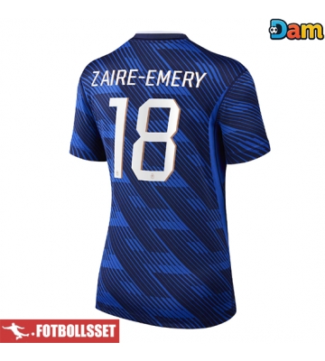 Frankrike Warren Zaire-Emery #18 Hemmatröja Dam VM 2026 Kortärmad